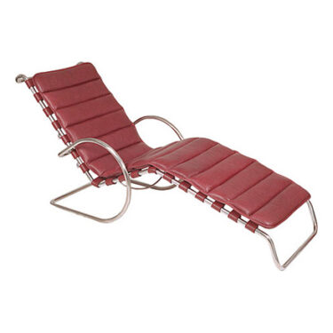 chaise longue mies reclinable